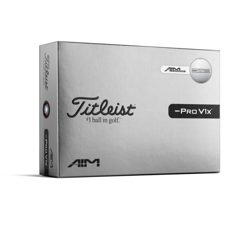 Titleist 2026 Pro V1x Left Dash AIM Enhanced