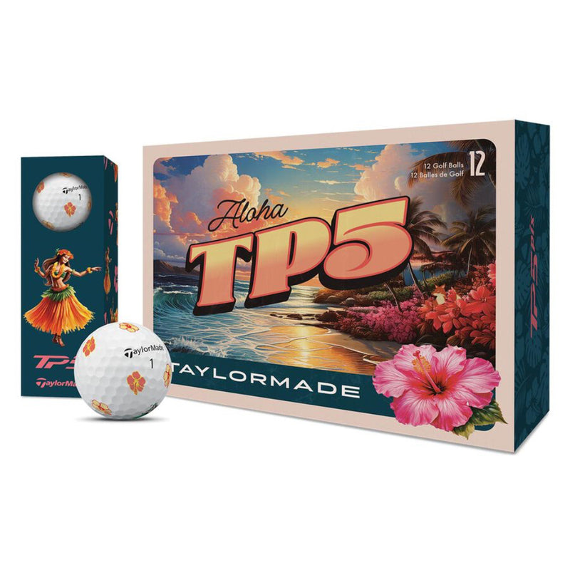 TaylorMade TP5 pix Island Time Golf Balls-2026