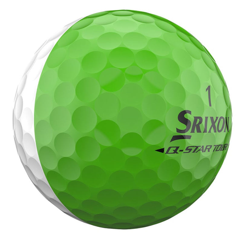 Srixon Q-STAR TOUR DIVIDE Golf Balls - White/Green