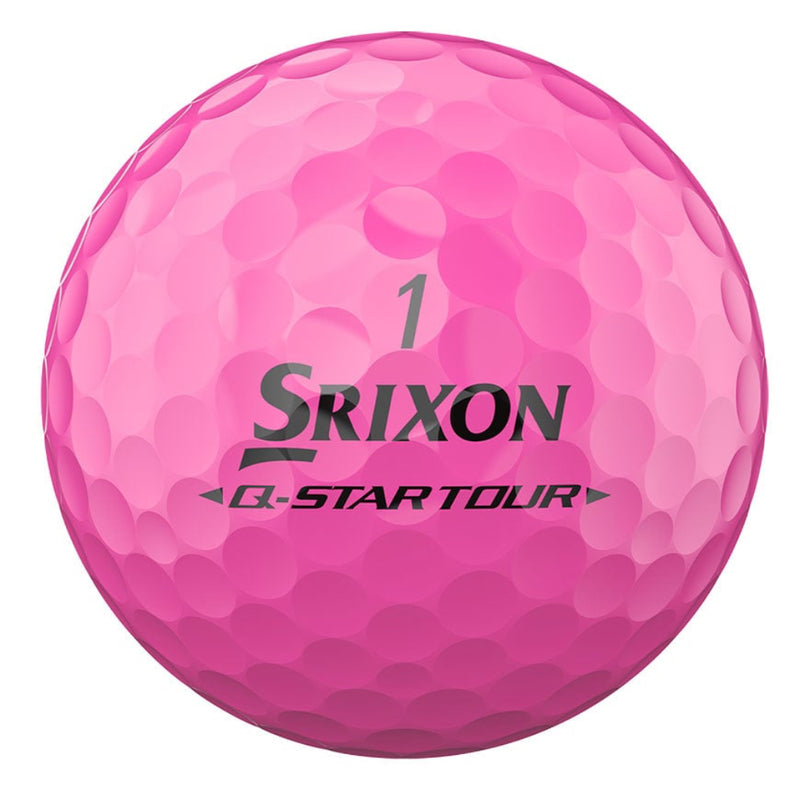 Srixon Q-STAR TOUR DIVIDE Golf Balls - White/Pink