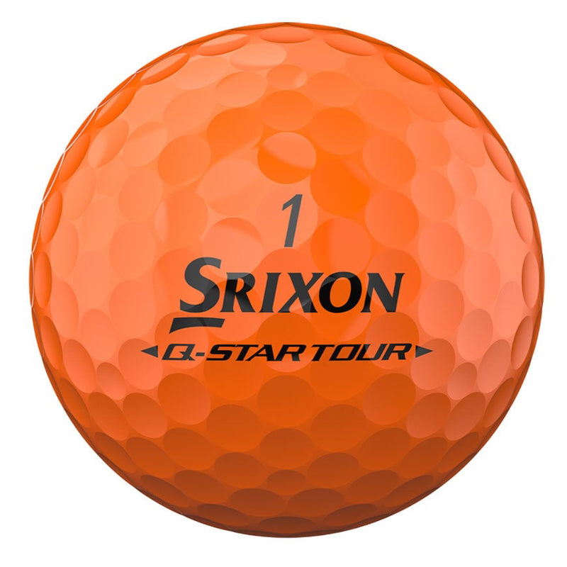 Srixon Q-STAR TOUR DIVIDE Golf Balls - Yellow/Orange