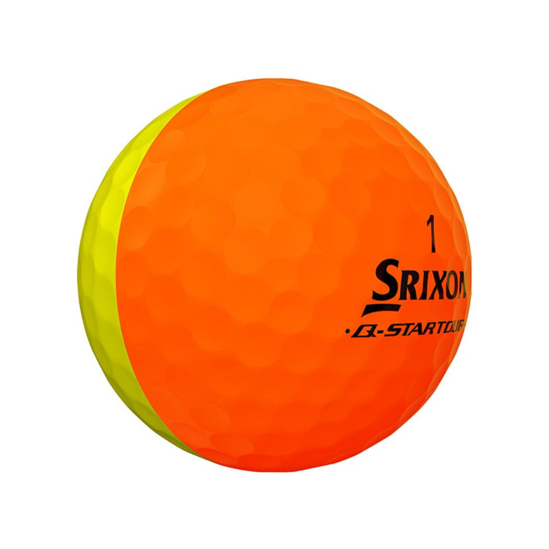 Srixon Q-STAR TOUR DIVIDE - Yellow/Orange