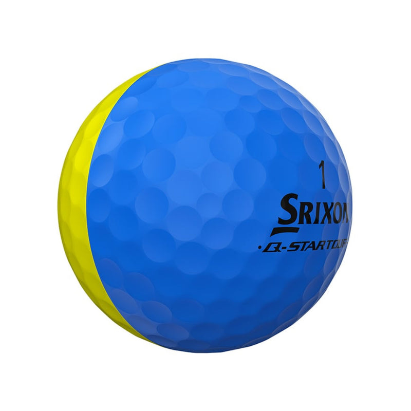Srixon Q-STAR TOUR DIVIDE - Yellow/Blue