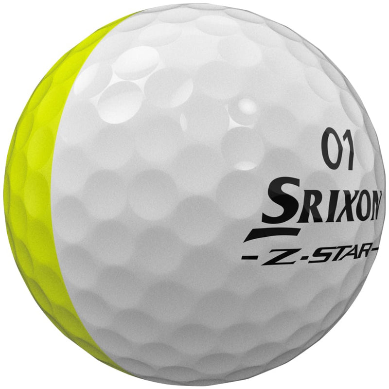 Srixon Z-STAR DIVIDE  - White / Tour Yellow