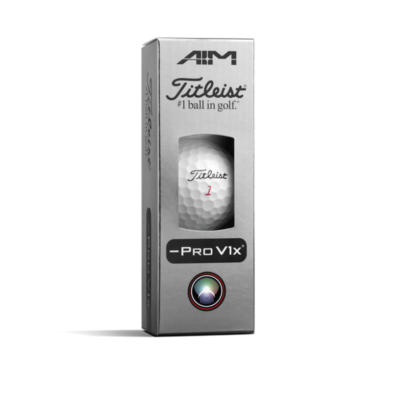 Titleist 2026 Pro V1x Left Dash AIM Enhanced