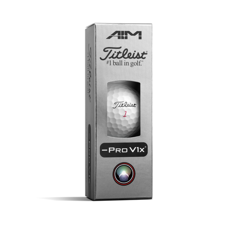 Titleist 2026 Pro V1x Left Dash AIM Performance- Black line