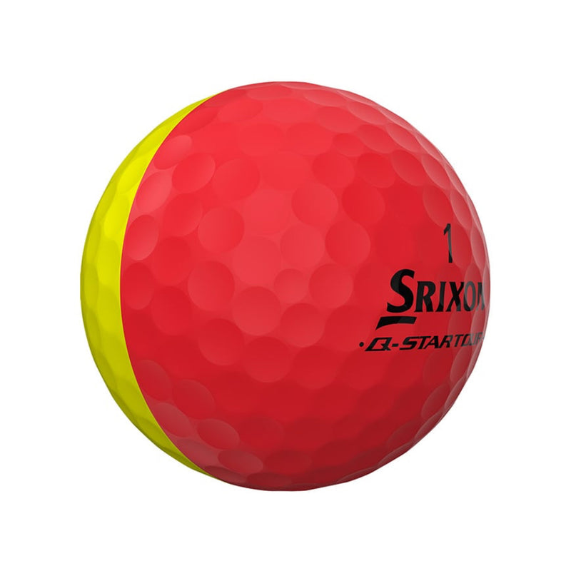 Srixon  Q-STAR TOUR DIVIDE - Yellow/Red