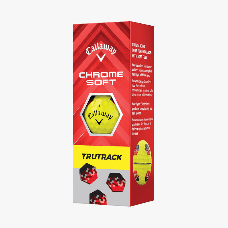 Callaway Chrome Soft TruTrack Yellow