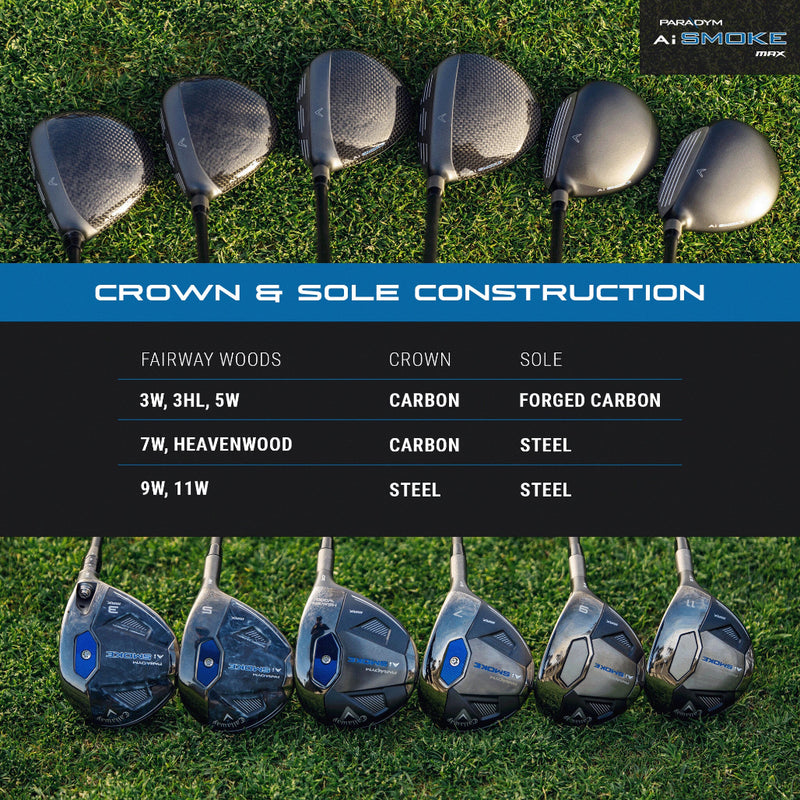 Callaway Paradym Ai Smoke MAX Fairway Woods
