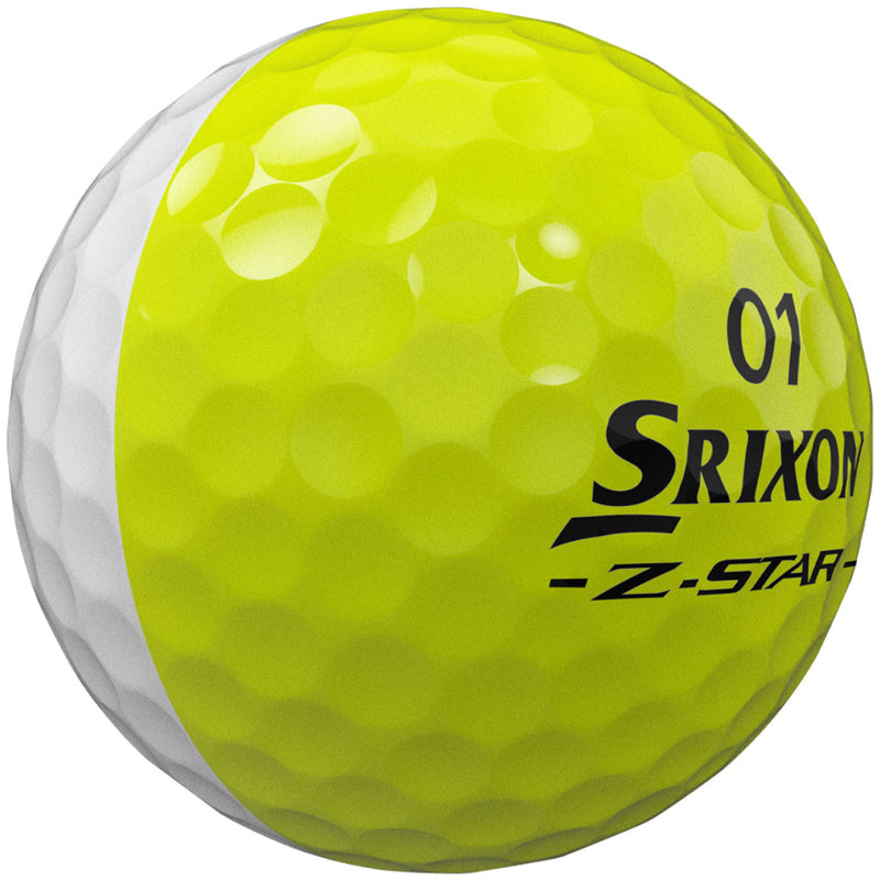 Srixon Z-STAR DIVIDE  - White / Tour Yellow