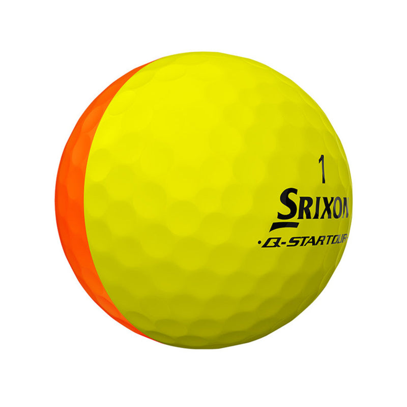 Srixon Q-STAR TOUR DIVIDE - Yellow/Orange