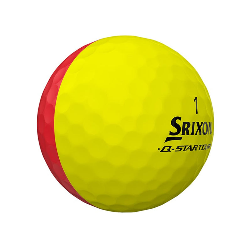 Srixon  Q-STAR TOUR DIVIDE - Yellow/Red