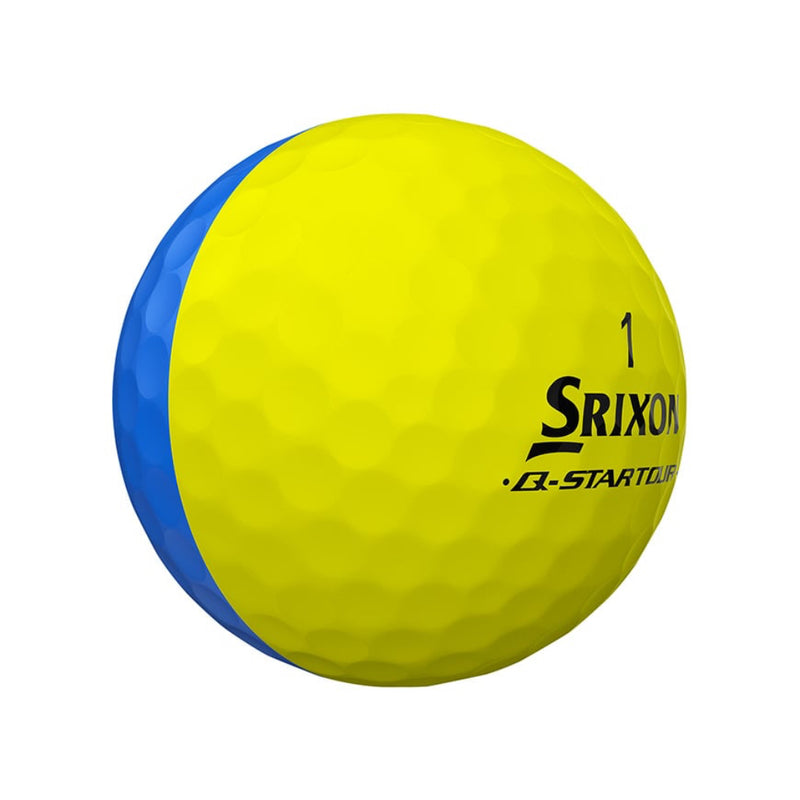 Srixon Q-STAR TOUR DIVIDE - Yellow/Blue