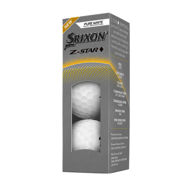 Srixon Z-STAR DIAMOND - Pure White