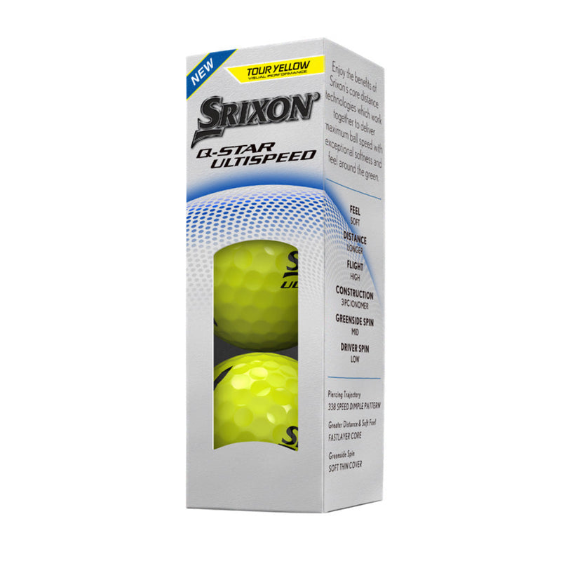 Srixon Q-STAR ULTISPEED - Tour Yellow