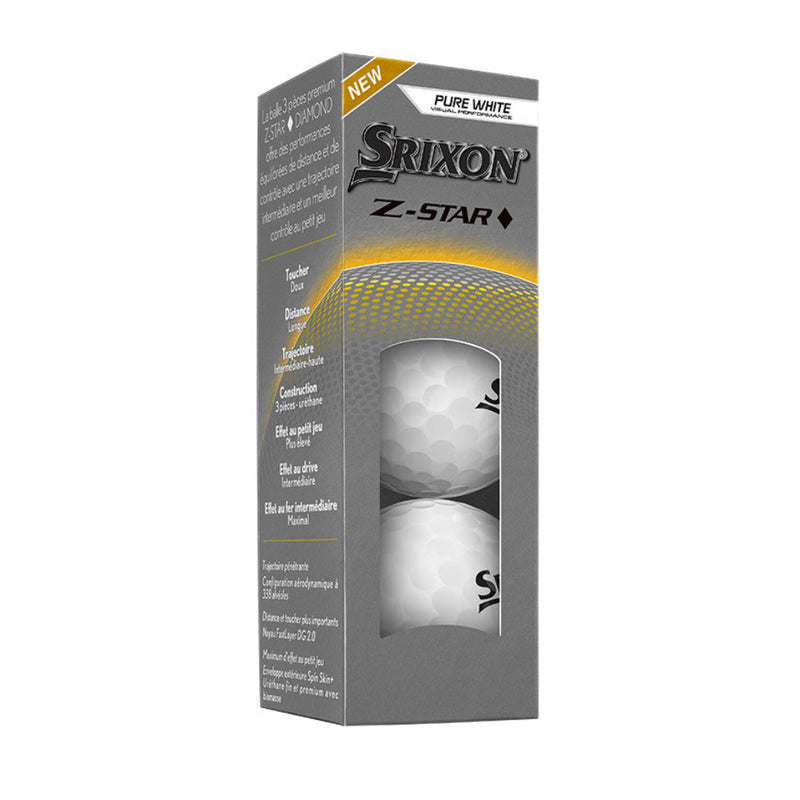 Srixon Z-STAR DIAMOND - Pure White