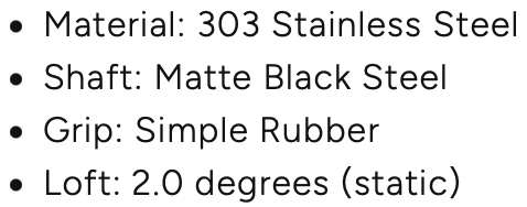L.A.B. Golf LINK.1 Putter specs