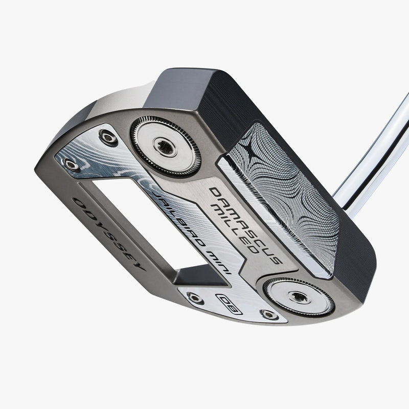 Odyssey Damascus Milled Jailbird Mini Double Bend Putter